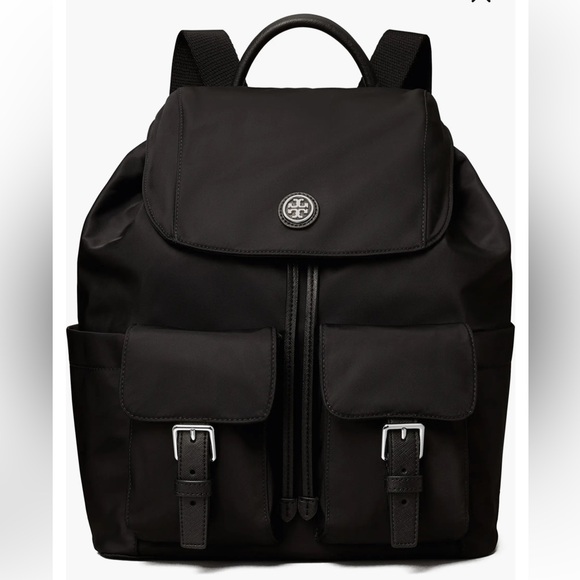 Tory Burch Handbags - Tory Burch Flap Nylon Backpack